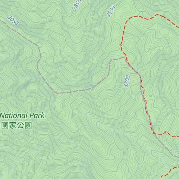 Map of Nán Shuāng Tóushān Dōngfēng