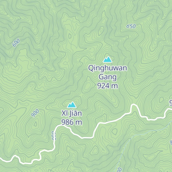 Map of Qīnghǔ Wān Gǎng