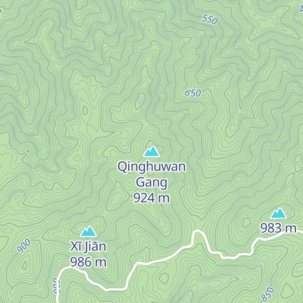 Map of Qinghuwan Gang