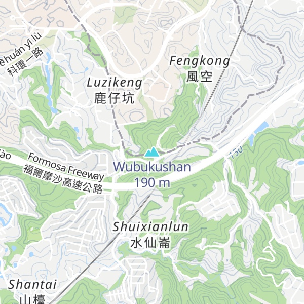 Map of Wubukushan