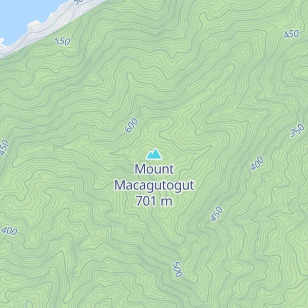 Map of Mount Macagutogut