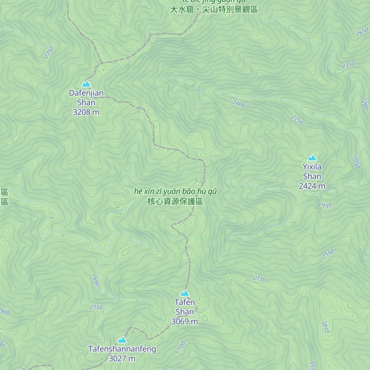 Tǎ Fēn Gǔshān Wū map