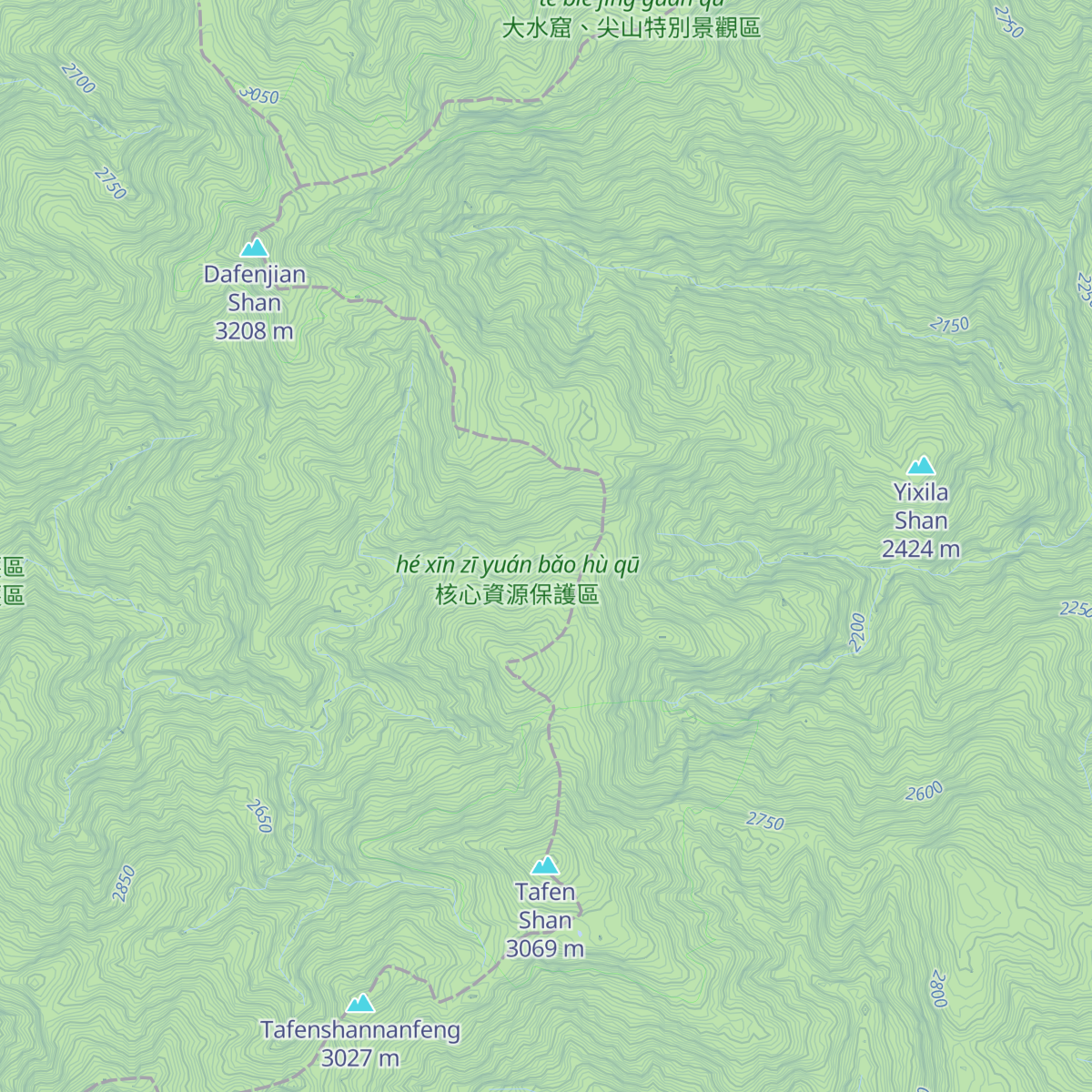 Tǎ Fēn Gǔshān Wū map