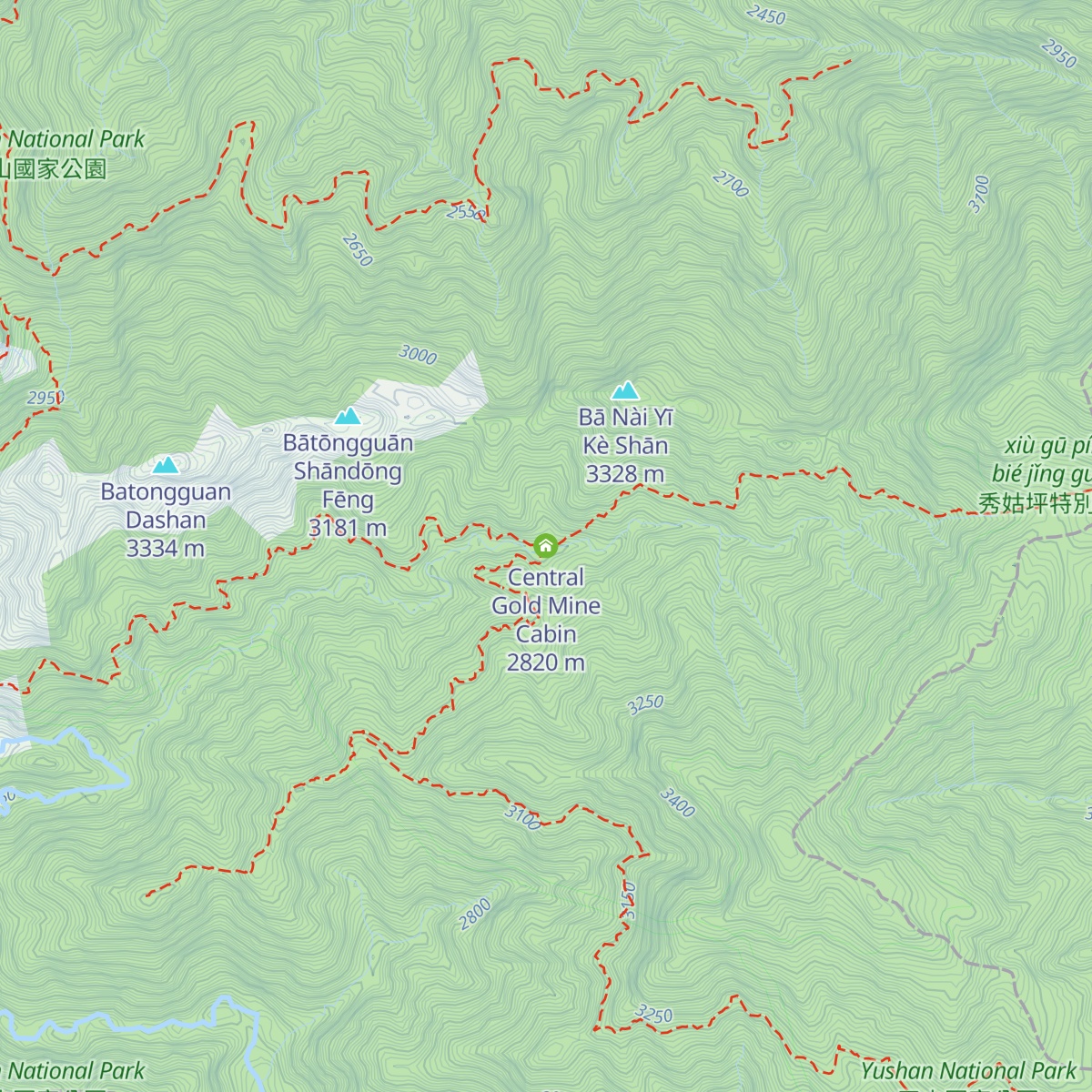 Central Gold Mine Cabin map
