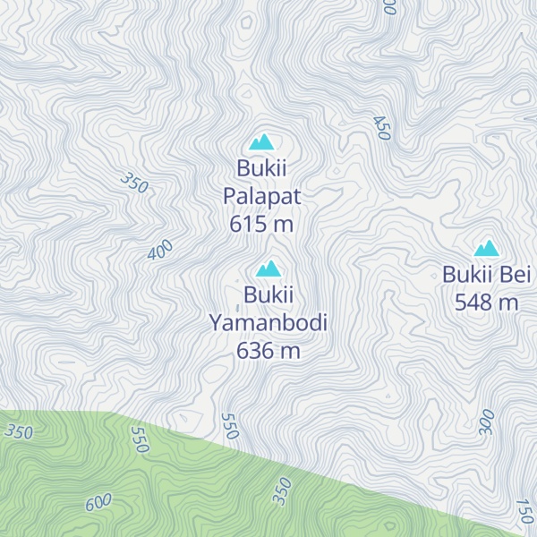 Map of Bukii Yamanbodi