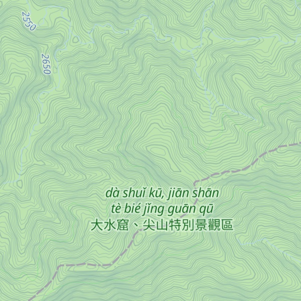 Map of Běimiàn Shān