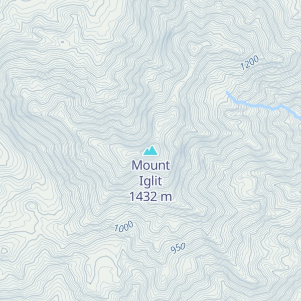 Map of Mount Iglit