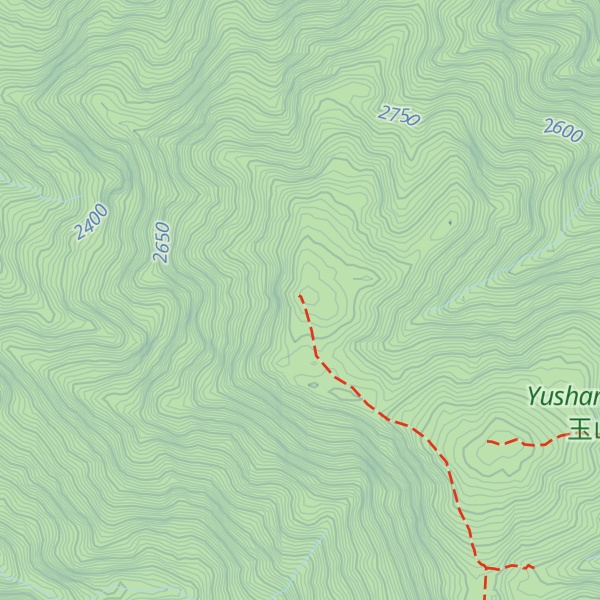 Map of Penju Shan