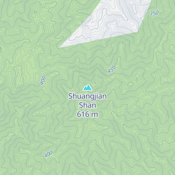Map of Shuangjian Shan