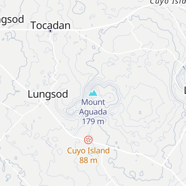 Map of Mount Aguada