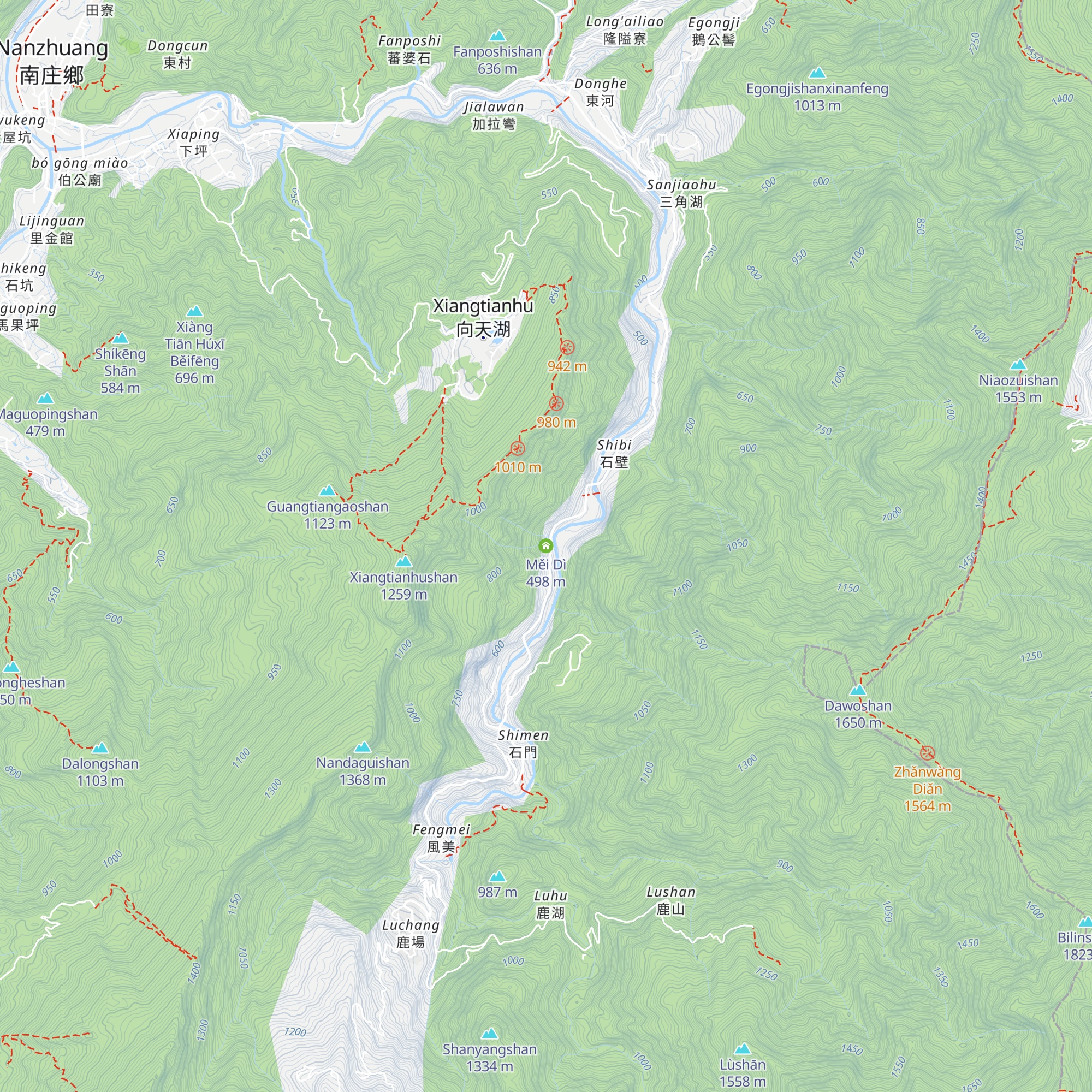 Měi Dì map