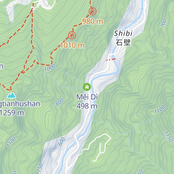Map of Měi Dì
