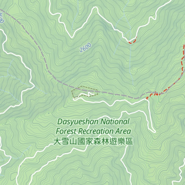 Map of Xiaoxueshan