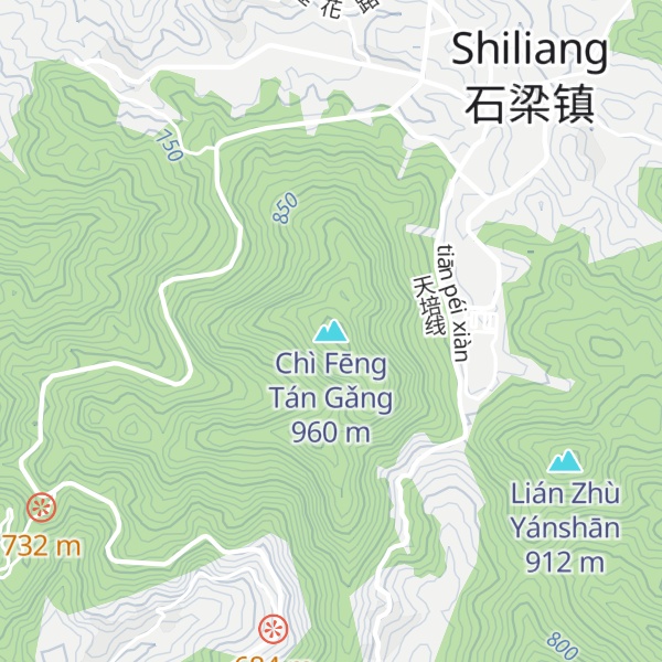 Map of Chì Fēng Tán Gǎng