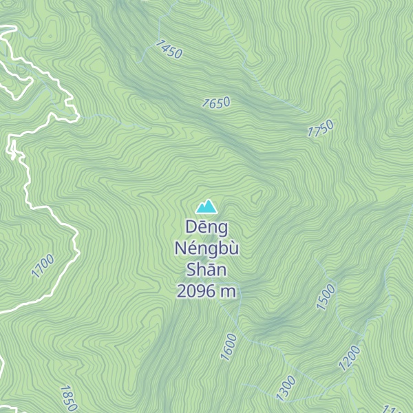 Map of Dēng Néngbù Shān