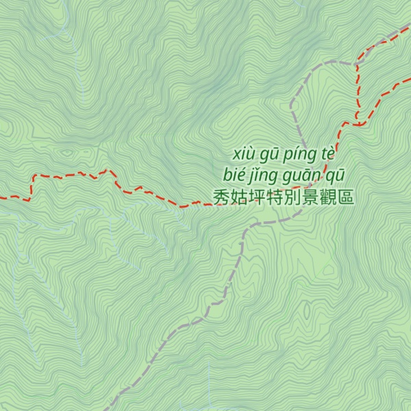 Map of Baiyang Gold Mine Cabin
