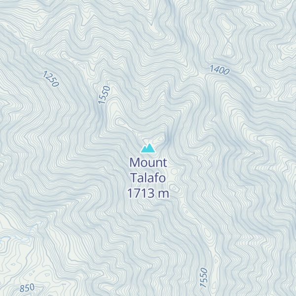 Map of Mount Talafo