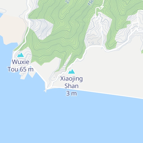 Map of Xiaojing Shan