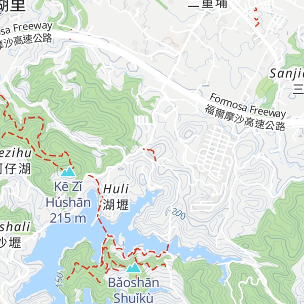 Map of Jiānshān