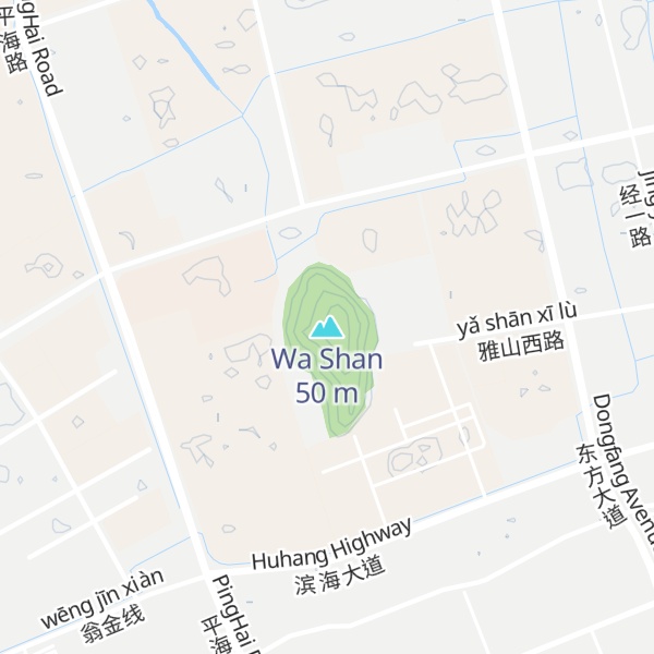 Map of Wa Shan