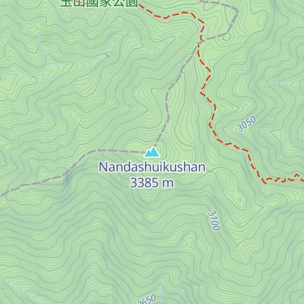 Map of Nandashuikushan