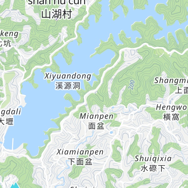 Map of Miantongliaoshan