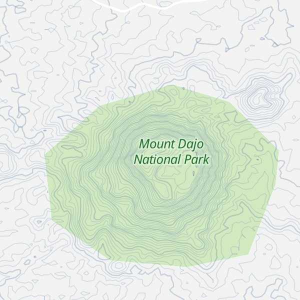 Map of Mount Dajo
