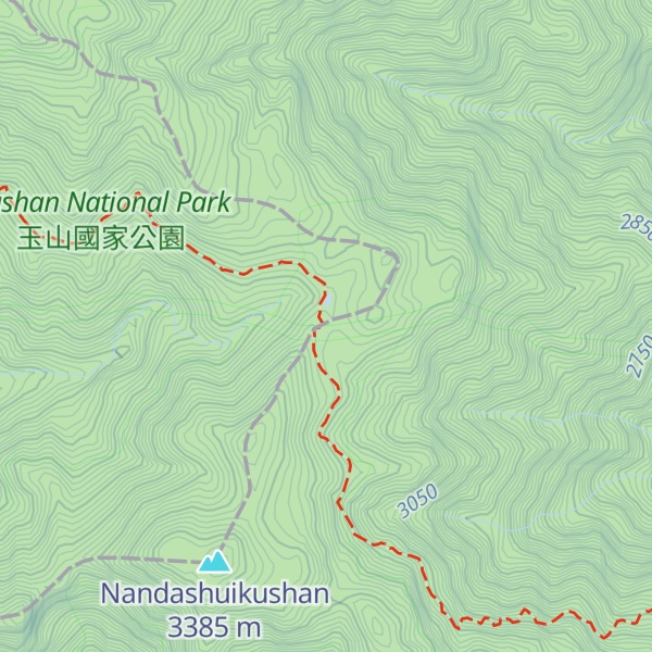 Map of Dà Shuǐ Kū Shānwū
