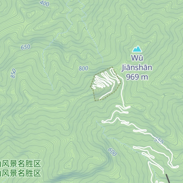 Map of Baigang Jian