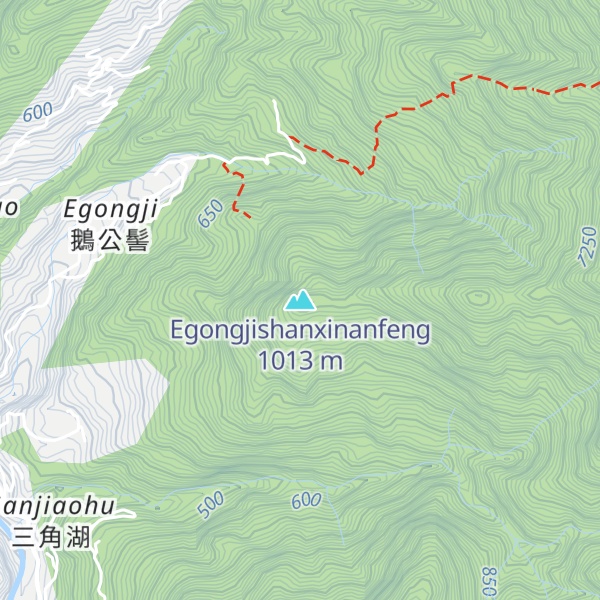 Map of Egongjishanxinanfeng