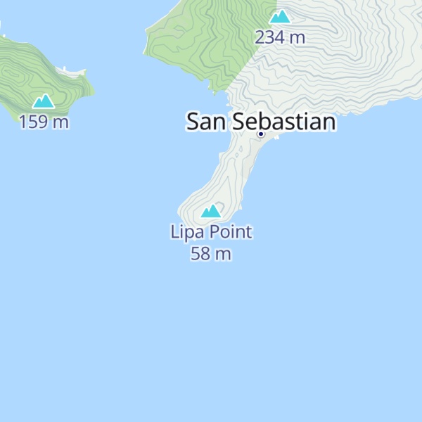 Map of Lipa Point