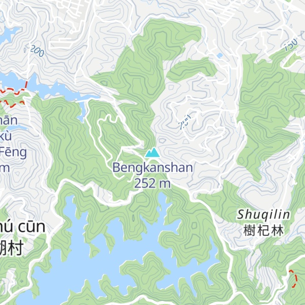 Map of Bengkanshan