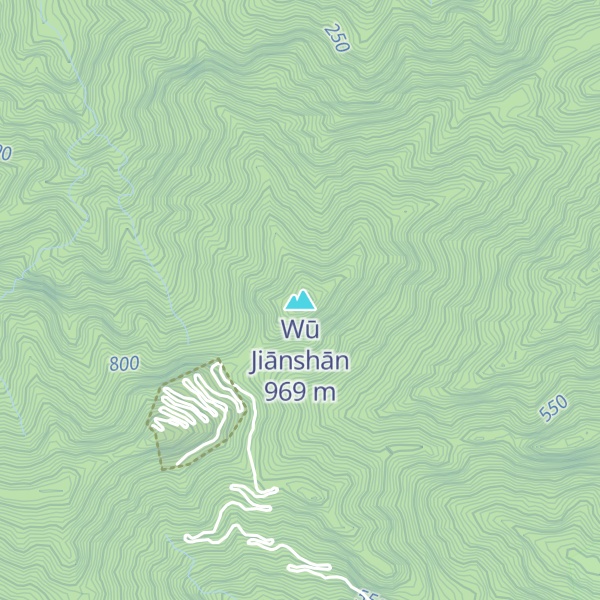 Map of Wū Jiānshān