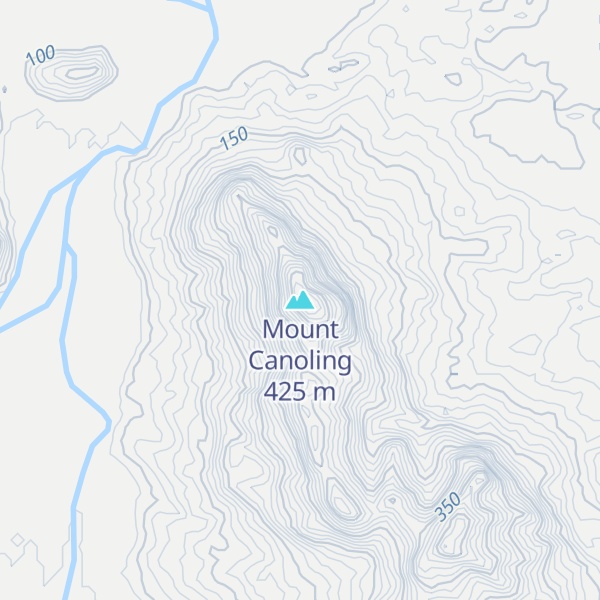 Map of Mount Canoling