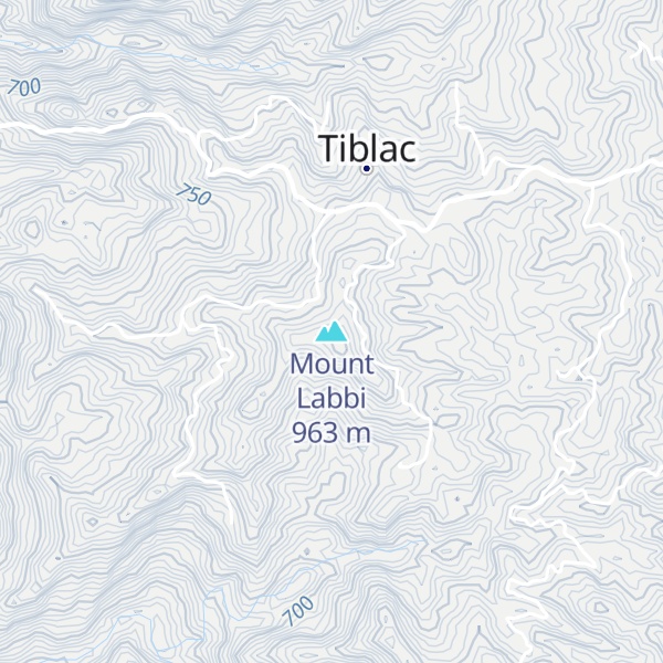 Map of Mount Labbi