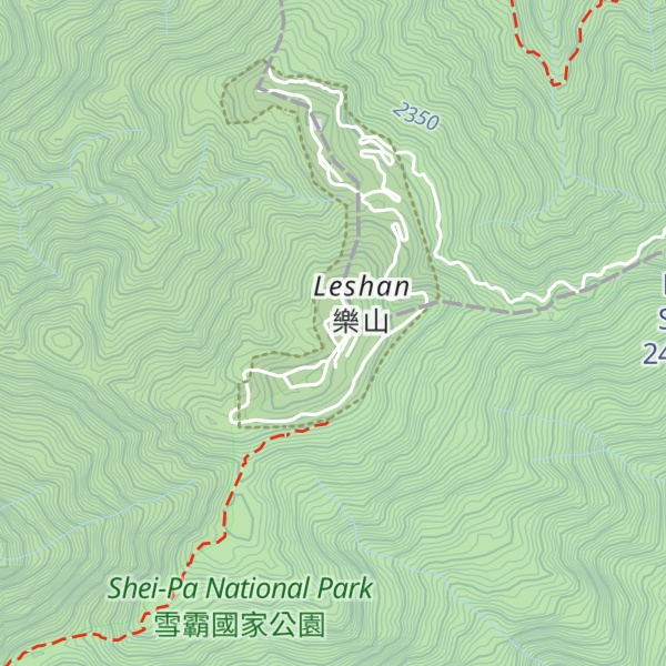 Map of Luchangdashanbeifeng