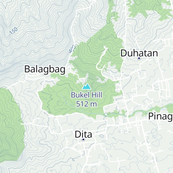 Map of Bukel Hill