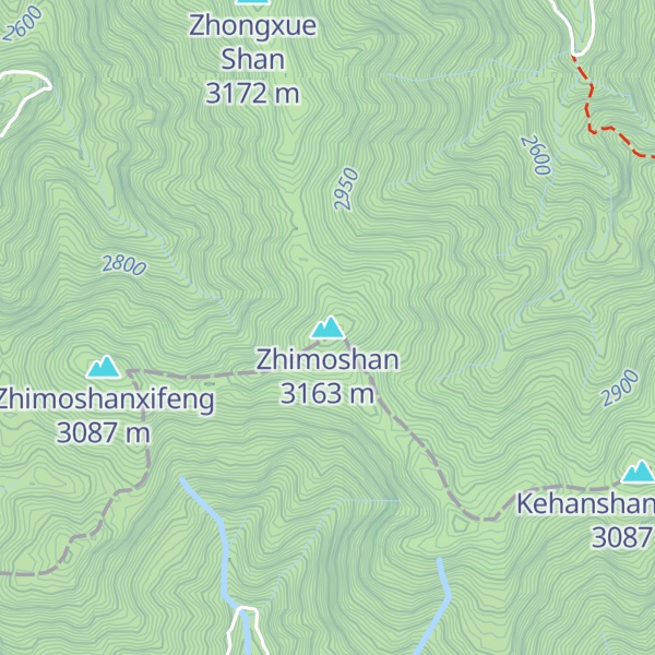 Map of Zhimoshan