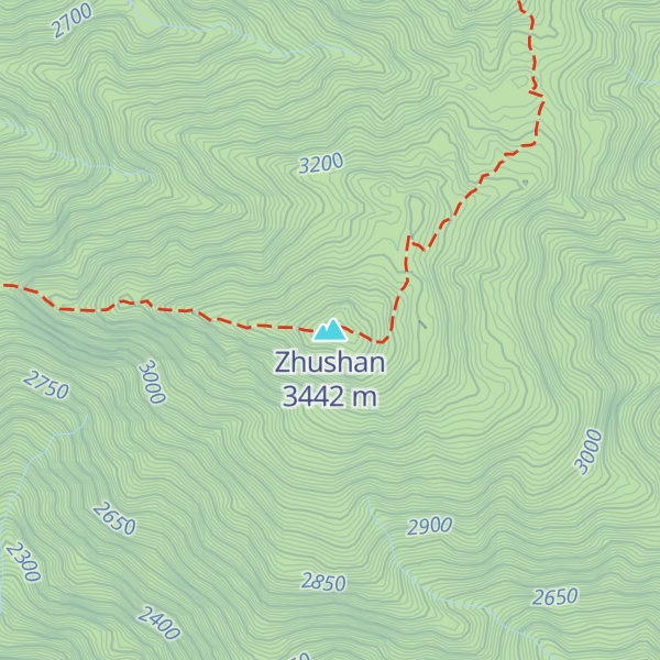 Map of Zhushan