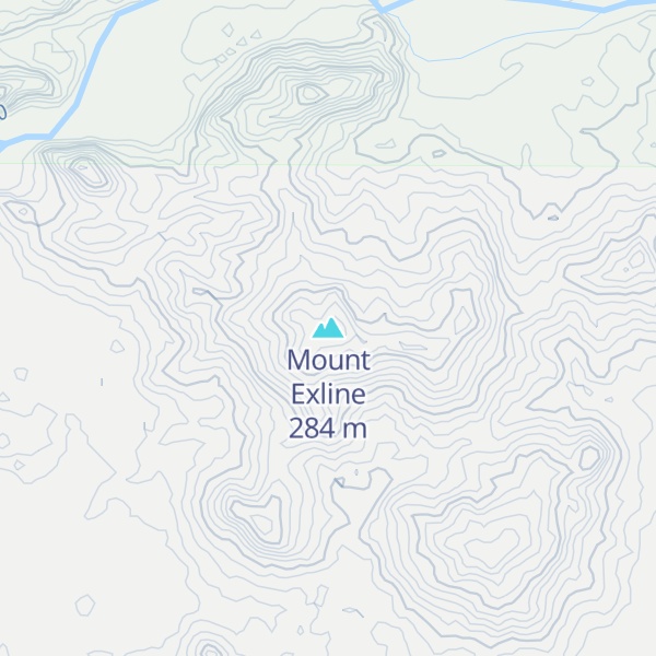 Map of Mount Exline