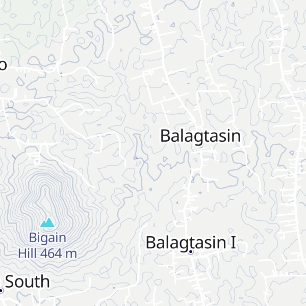 Map of San Jose Hill