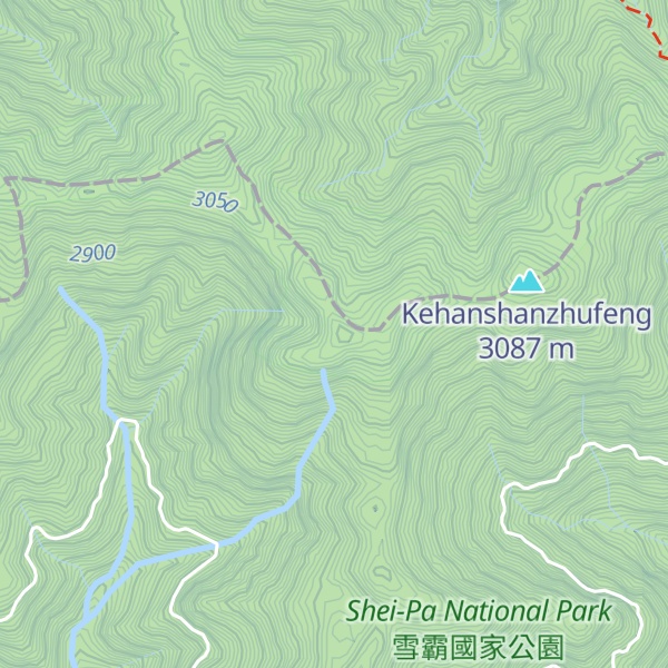 Map of Zhimahanshanbeifeng