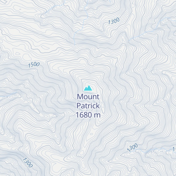 Map of Mount Patrick
