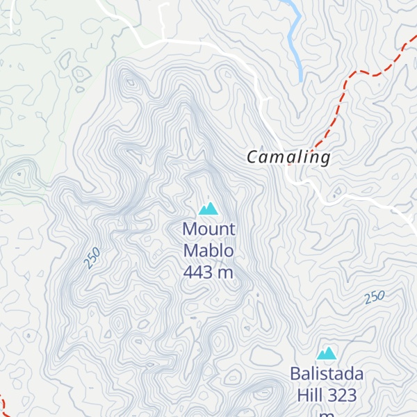 Map of Mount Mablo