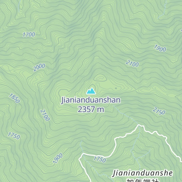 Map of Jianianduanshan