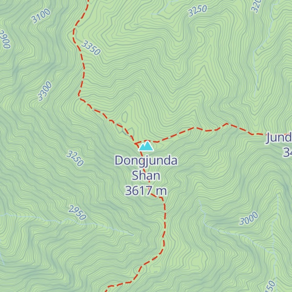 Map of Dongjunda Shan