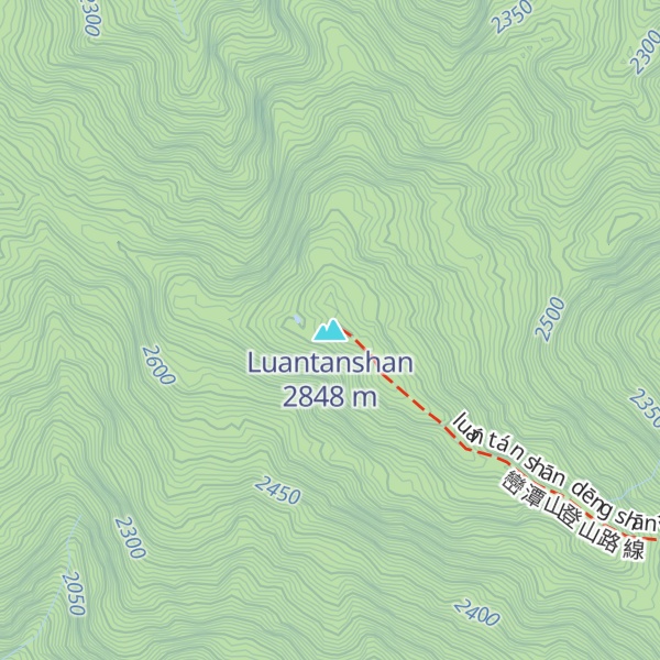 Map of Luantanshan