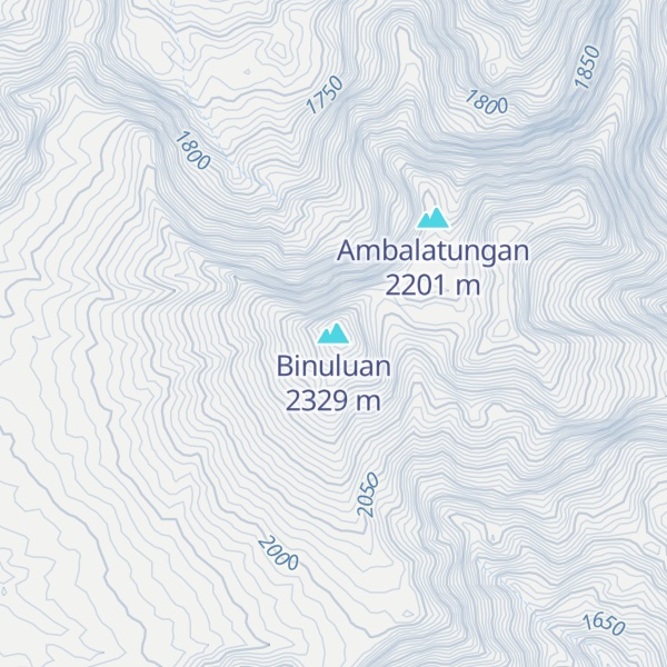 Map of Binuluan