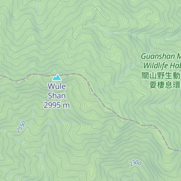Map of Wuleshan