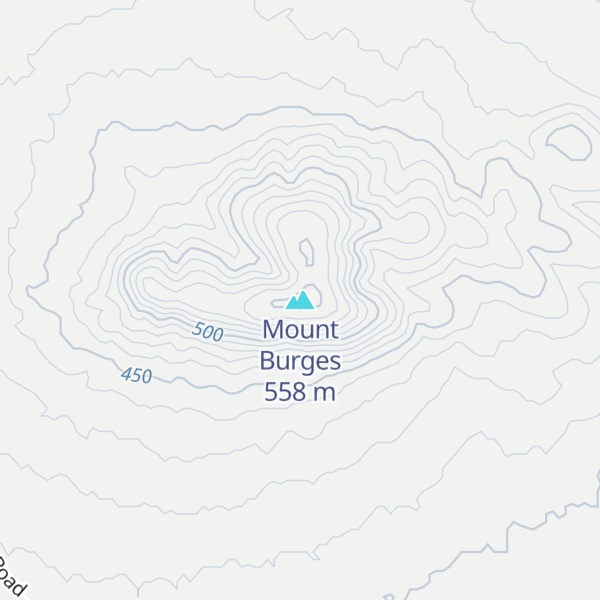 Map of Mount Burges